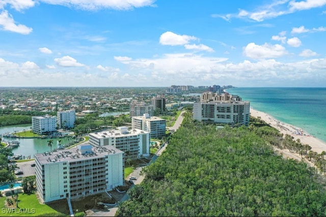 5 Bluebill Ave Unit 812, Naples, FL 34108 - birds eye view of property featuring a view of city and a water view