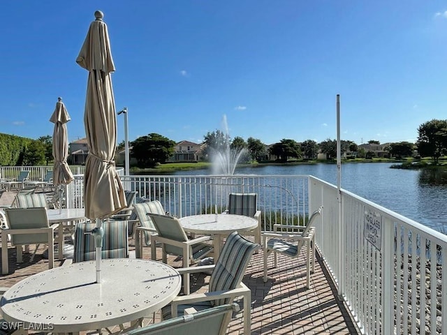 8799 Spring Mountain Way, Fort Myers, FL 33908 - exterior space featuring a water view