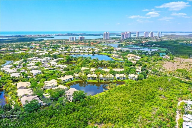 27071 Lake Harbor Ct Unit 103, Bonita Springs, FL 34134 - aerial view of residential area with a large body of water