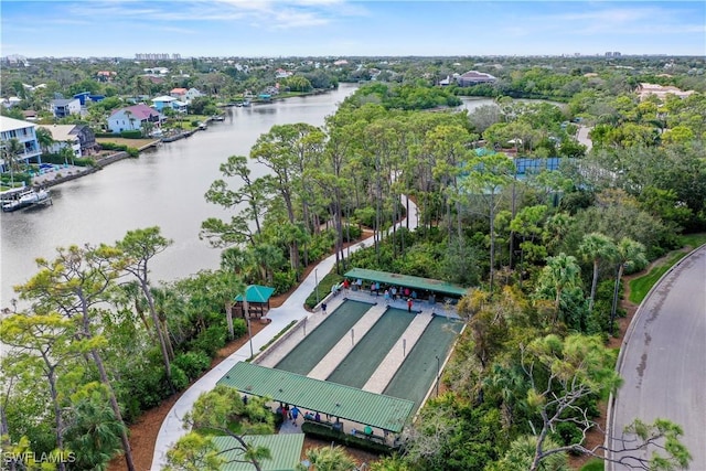 27071 Lake Harbor Ct Unit 103, Bonita Springs, FL 34134 - drone / aerial view of a nearby body of water and a tree filled landscape