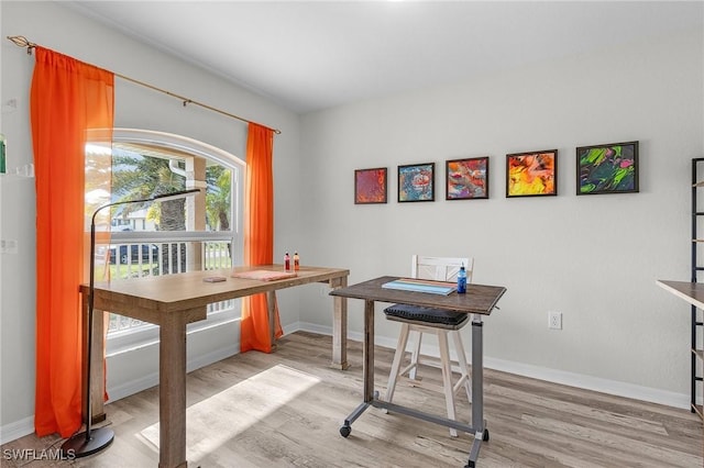 2626 SW 22nd Ave, Cape Coral, FL 33914 - office space featuring baseboards and light wood-style floors