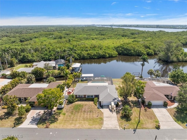 2182 Channel Way N, Fort Myers, FL 33917 - bird's eye view of a nearby body of water