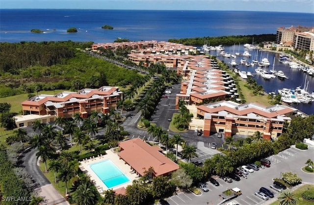 3260 Southshore Dr Unit 65A, Punta Gorda, FL 33955 - bird's eye view featuring a water view
