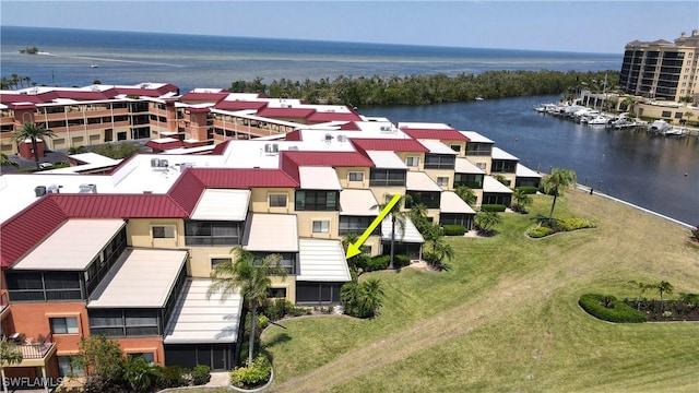 3260 Southshore Dr Unit 65A, Punta Gorda, FL 33955 - bird's eye view featuring a water view