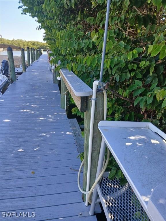 3051 Sandpiper Bay Cir Unit I102, Naples, FL 34112 - view of dock