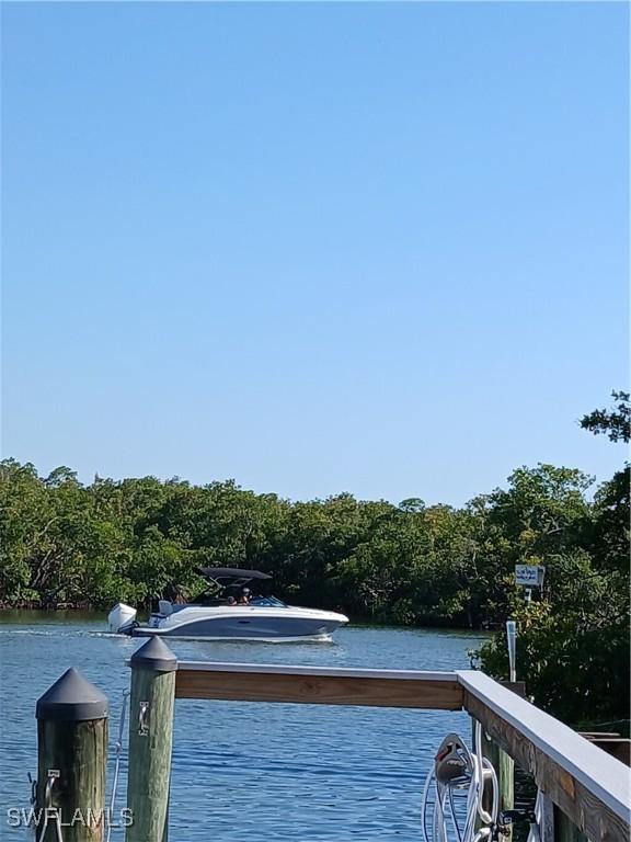 3051 Sandpiper Bay Cir Unit I102, Naples, FL 34112 - dock area featuring a water view