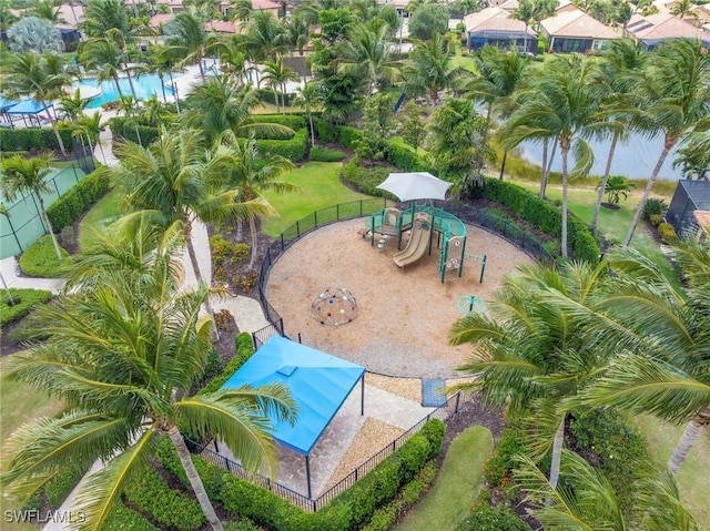 drone / aerial view