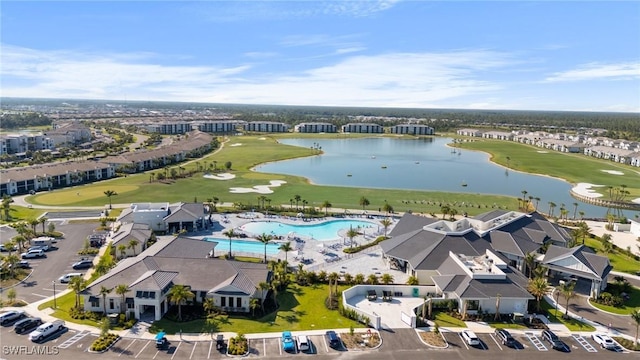 15927 Grassland Ln Unit 4122, Punta Gorda, FL 33982 - bird's eye view of a large body of water, a golf club, and a pool