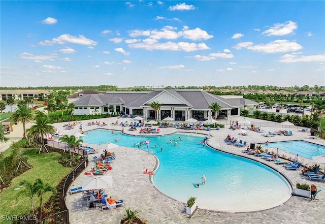 15927 Grassland Ln Unit 4122, Punta Gorda, FL 33982 - community pool featuring a patio