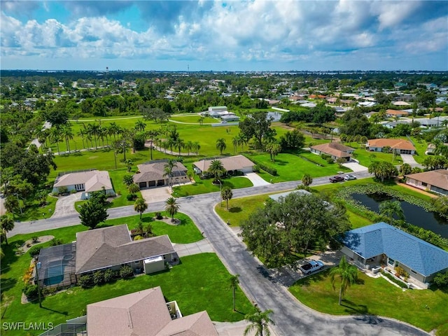 225 Brighton Ct, Englewood, FL 34223 - birds eye view of property with a residential view and a water view