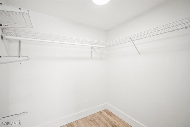 517 Lake Louise Cir Unit 101, Naples, FL 34110 - spacious closet featuring light wood-type flooring
