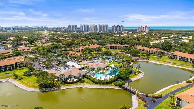 517 Lake Louise Cir Unit 101, Naples, FL 34110 - view of urban area featuring a large body of water