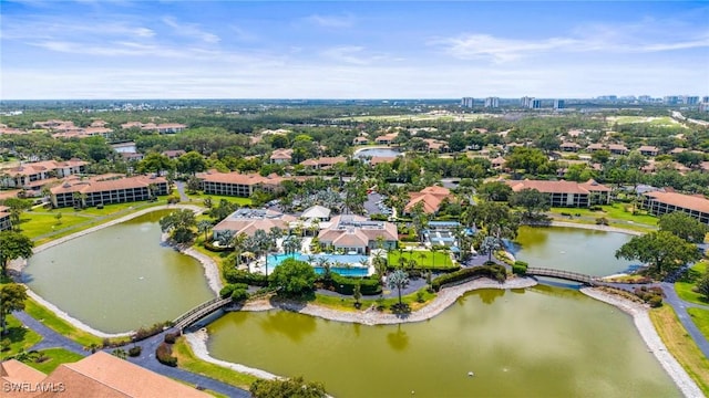 517 Lake Louise Cir Unit 101, Naples, FL 34110 - bird's eye view of a nearby body of water