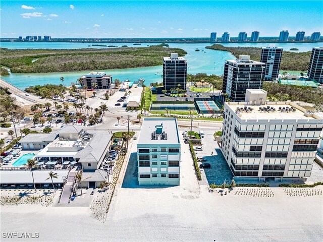 26130 Hickory Blvd Unit 1B, Bonita Springs, FL 34134 - aerial view of a skyline view and a large body of water