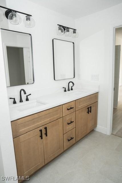 1194 Calico St, Labelle, FL 33935 - full bathroom featuring a sink and double vanity