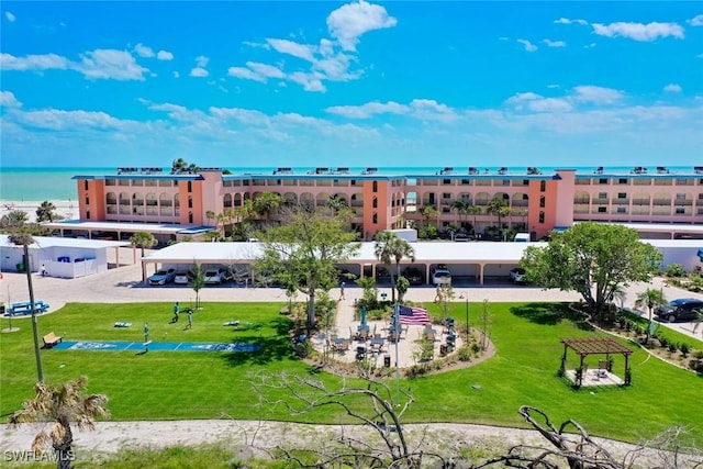 2230 Camino Del Mar Dr Unit 1C4, Sanibel, FL 33957 - aerial view with a water view