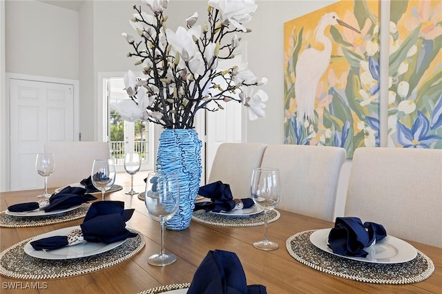 dining area view