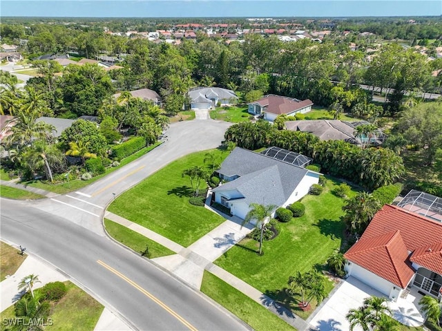 597 Lambton Ln, Naples, FL 34104 - bird's eye view with a residential view