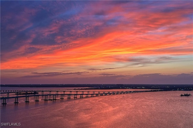 2797 1st St Unit 2003, Fort Myers, FL 33916 - property view of water featuring a pier