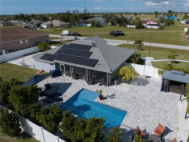 2008 NE 15th St, Cape Coral, FL 33909 - drone / aerial view with a residential view