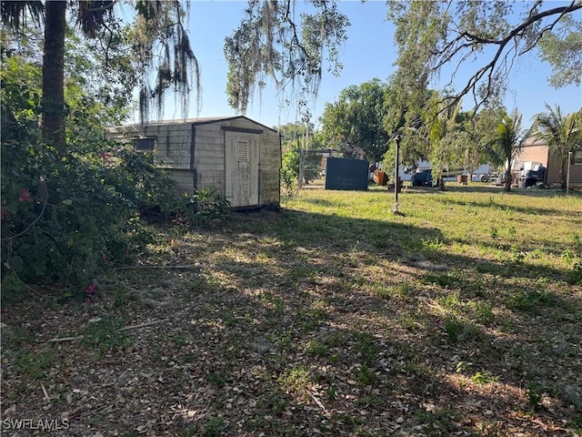 4004 Sena Ln, Labelle, FL 33935 - view of yard with an outbuilding and a shed