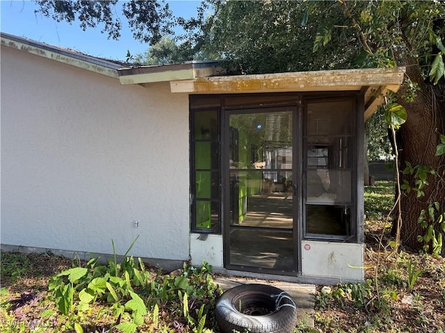 4004 Sena Ln, Labelle, FL 33935 - entrance to property with stucco siding