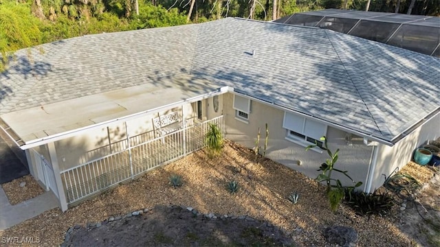 view from above of property