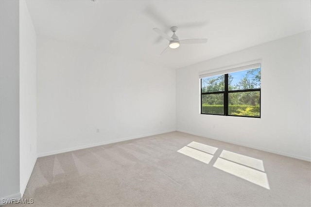 2161 Gardenia Ave, Port Charlotte, FL 33953 - carpeted empty room featuring a ceiling fan and baseboards