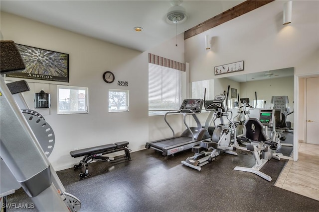 view of exercise room