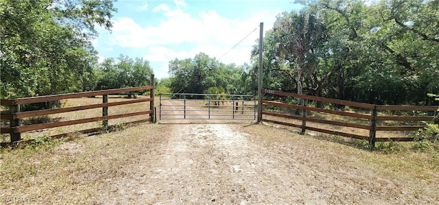 3105 Secretariat Dr, Labelle, FL 33935 - view of gate with fence