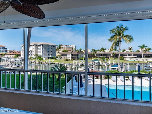 900 Collier Ct Unit 106, Marco Island, FL 34145 - exterior space featuring a water view