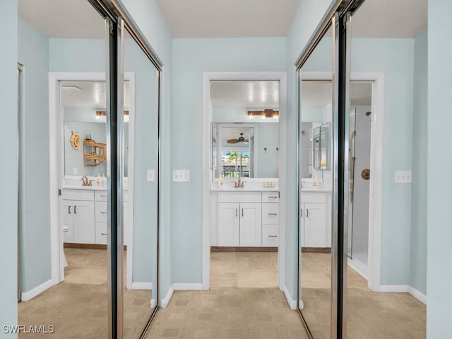 900 Collier Ct Unit 106, Marco Island, FL 34145 - full bath with baseboards and vanity