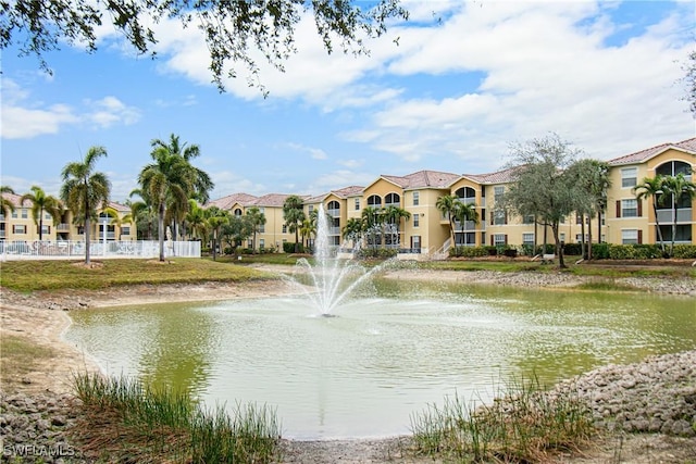 4121 Residence Dr Unit 303, Fort Myers, FL 33901 - view of water feature with a residential view