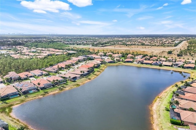 2927 Cinnamon Bay Cir, Naples, FL 34119 - aerial view of residential area featuring a large body of water