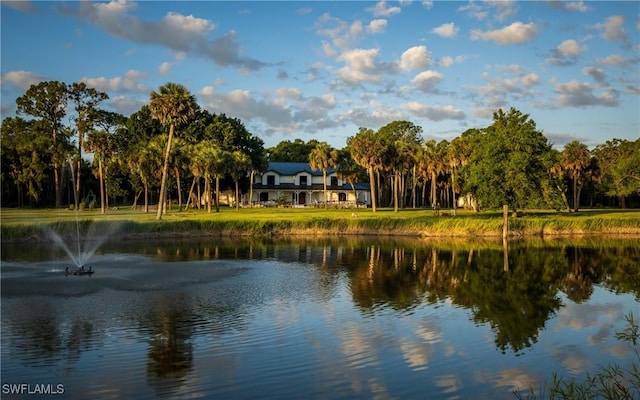 property view of water