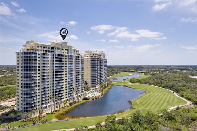 4761 W Bay Blvd Unit 303, Estero, FL 33928 - view of apartment building / complex with a water view and view of golf course