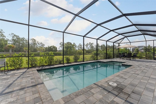 14071 Binghampton Dr, Fort Myers, FL 33905 - swimming pool with a patio and a lanai