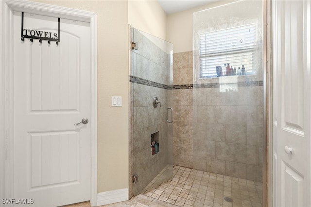 4551 Fort Center Ave, Fort Denaud, FL 33935 - bathroom featuring a stall shower