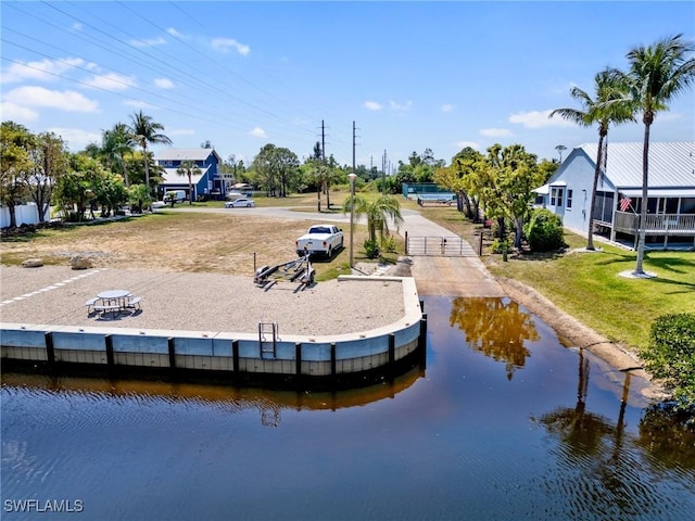 6030 Birnam Wood Ln, Fort Myers, FL 33908 - bird's eye view featuring a water view