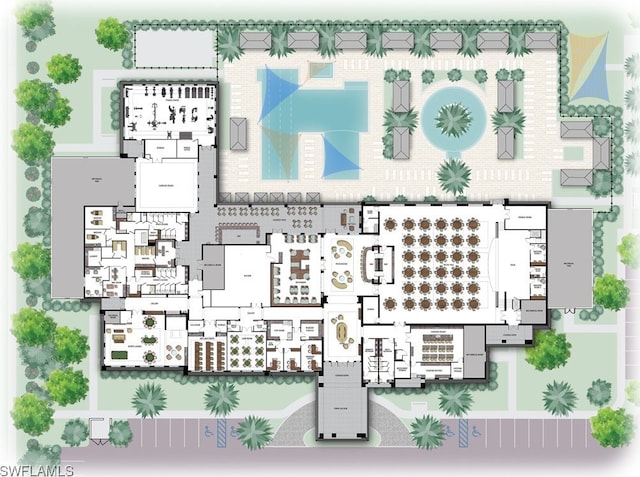 2631 Durham Cir, Naples, FL 34112 - view of home floor plan