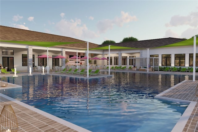 2631 Durham Cir, Naples, FL 34112 - view of community pool