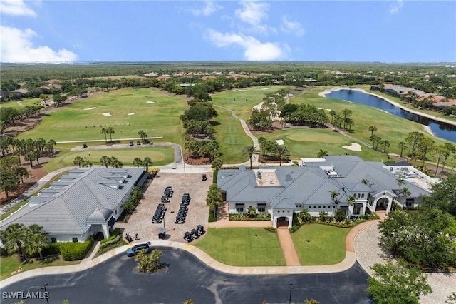 18580 Sandalwood Pointe Unit 101, Fort Myers, FL 33908 - birds eye view of property featuring a water view and view of golf course