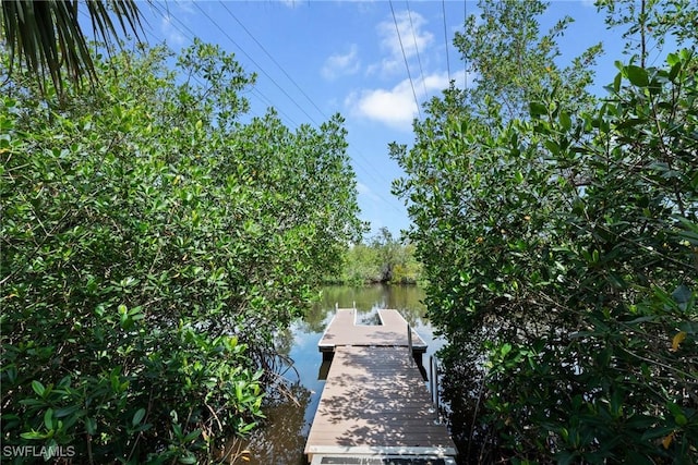 18580 Sandalwood Pointe Unit 101, Fort Myers, FL 33908 - dock area featuring a water view