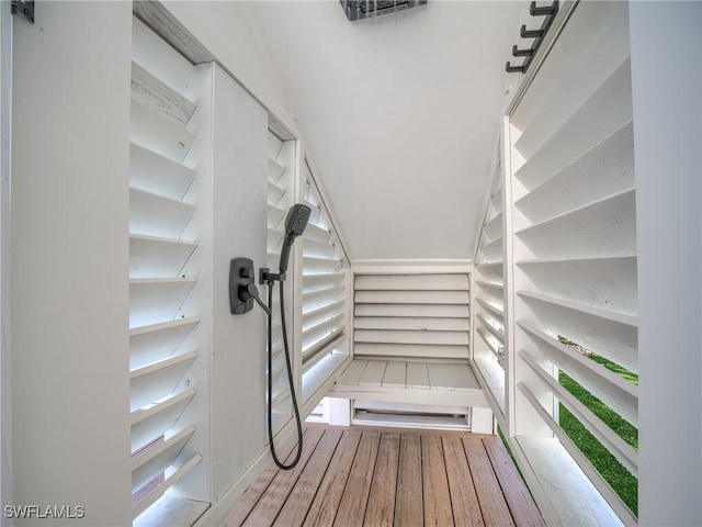 1072 S Seas Plantation Rd, Captiva, FL 33924 - spacious closet featuring wood finished floors