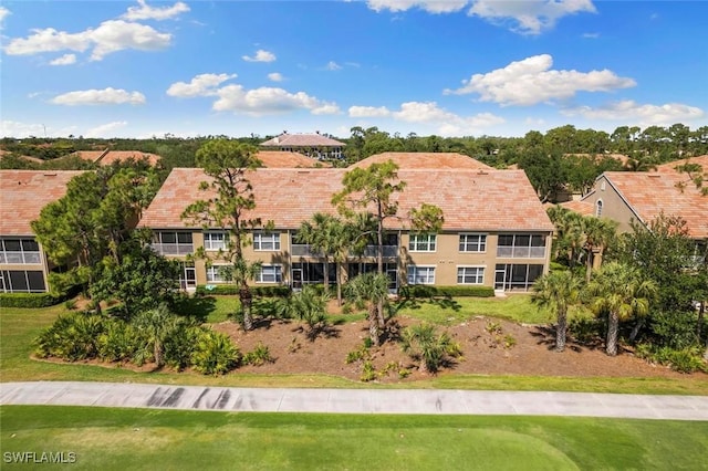20131 Seagrove St Unit 408, Estero, FL 33928 - view of front of home featuring a front lawn