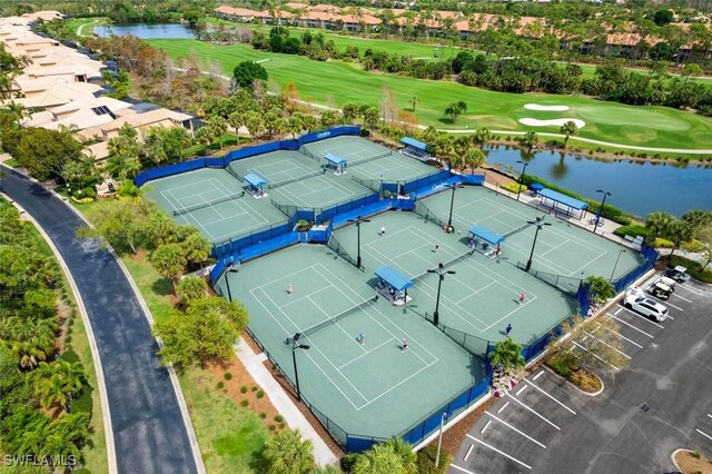 20131 Seagrove St Unit 408, Estero, FL 33928 - aerial view of a local golf course and a nearby body of water
