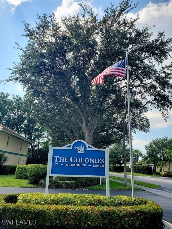505 Mardel Dr Unit 106, Naples, FL 34104 - view of community sign