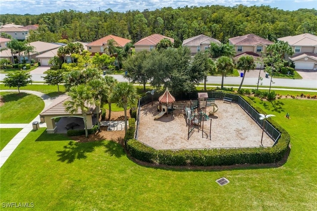 11221 Yellow Poplar Dr, Fort Myers, FL 33913 - aerial view featuring a residential view