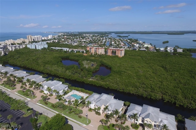 281 Lenell Rd Unit 1 7-A, Fort Myers Beach, FL 33931 - birds eye view of property with a water view