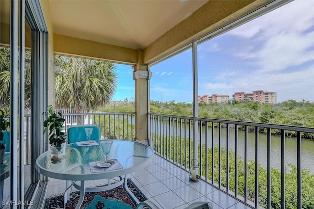 281 Lenell Rd Unit 1 7-A, Fort Myers Beach, FL 33931 - balcony featuring a water view
